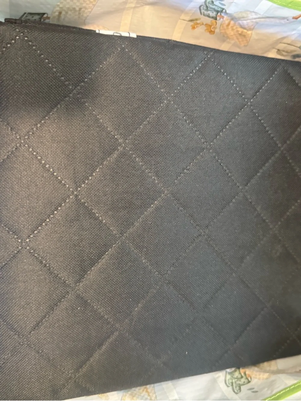 Brookstone Quilted Black Cargo Seat Cover for Pets